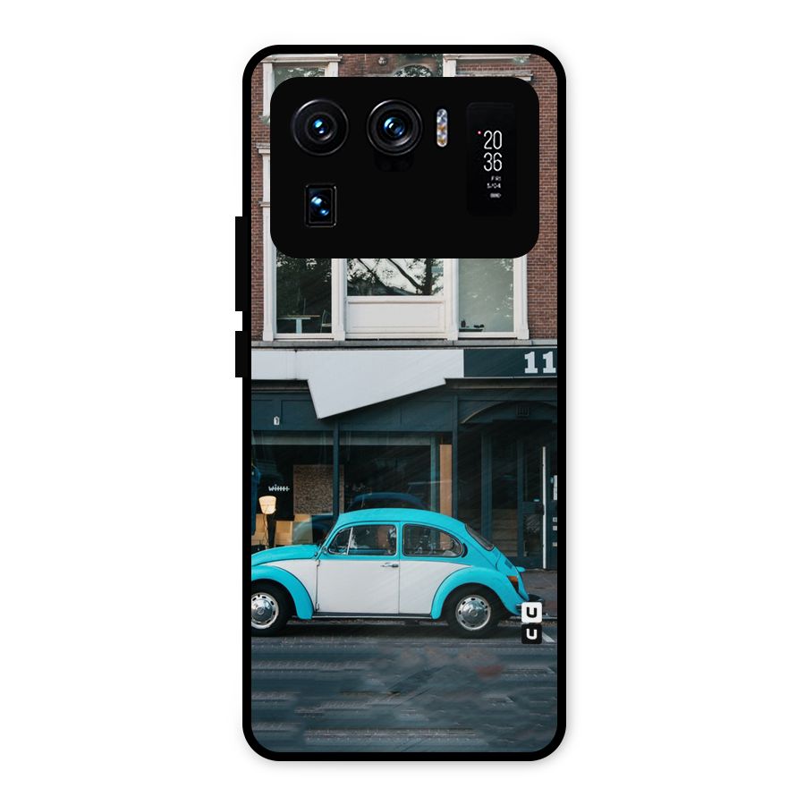 Mini Blue Car Metal Back Case for Mi 11 Ultra