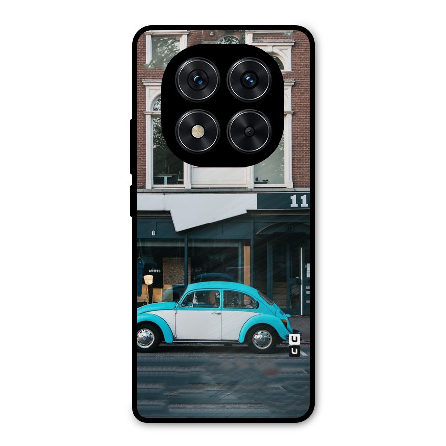 Mini Blue Car Metal Back Case for Redmi Note 14 Pro 5G