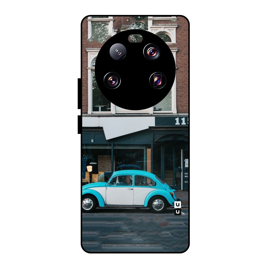 Mini Blue Car Metal Back Case for Xiaomi 13 Ultra