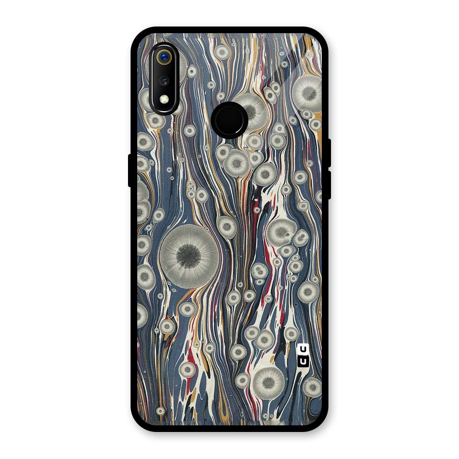 Mini Circles Glass Back Case for Realme 3i