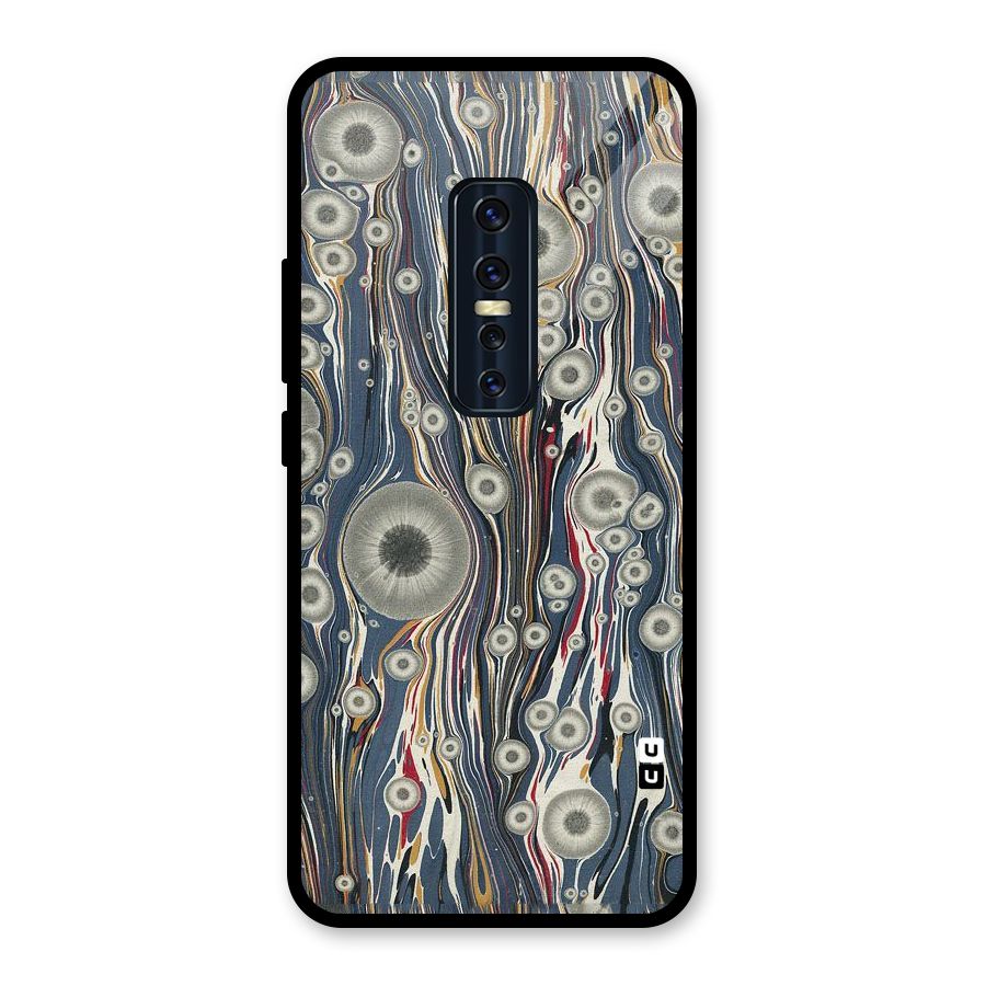 Mini Circles Glass Back Case for Vivo V17 Pro