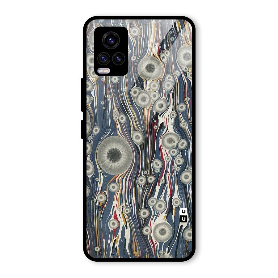 Mini Circles Glass Back Case for Vivo V20 2021