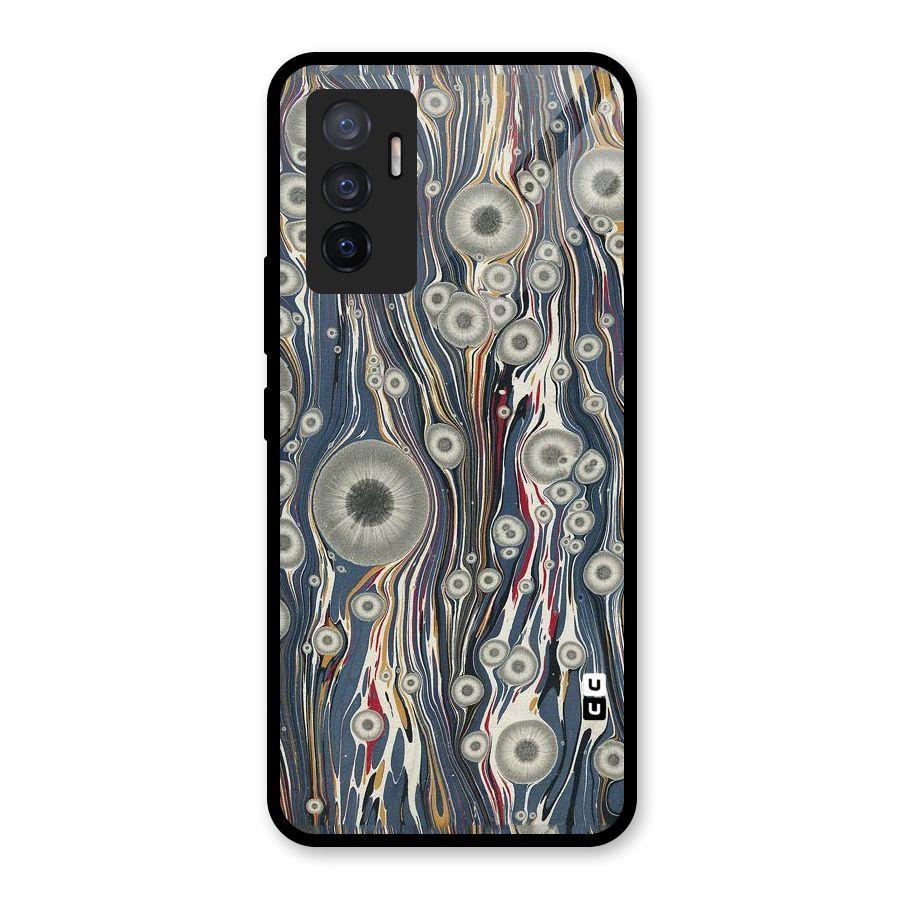 Mini Circles Glass Back Case for Vivo V23e