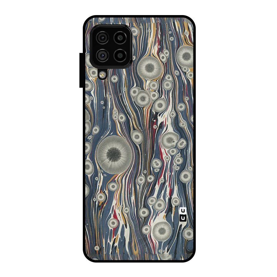 Mini Circles Metal Back Case for Galaxy A22 4G