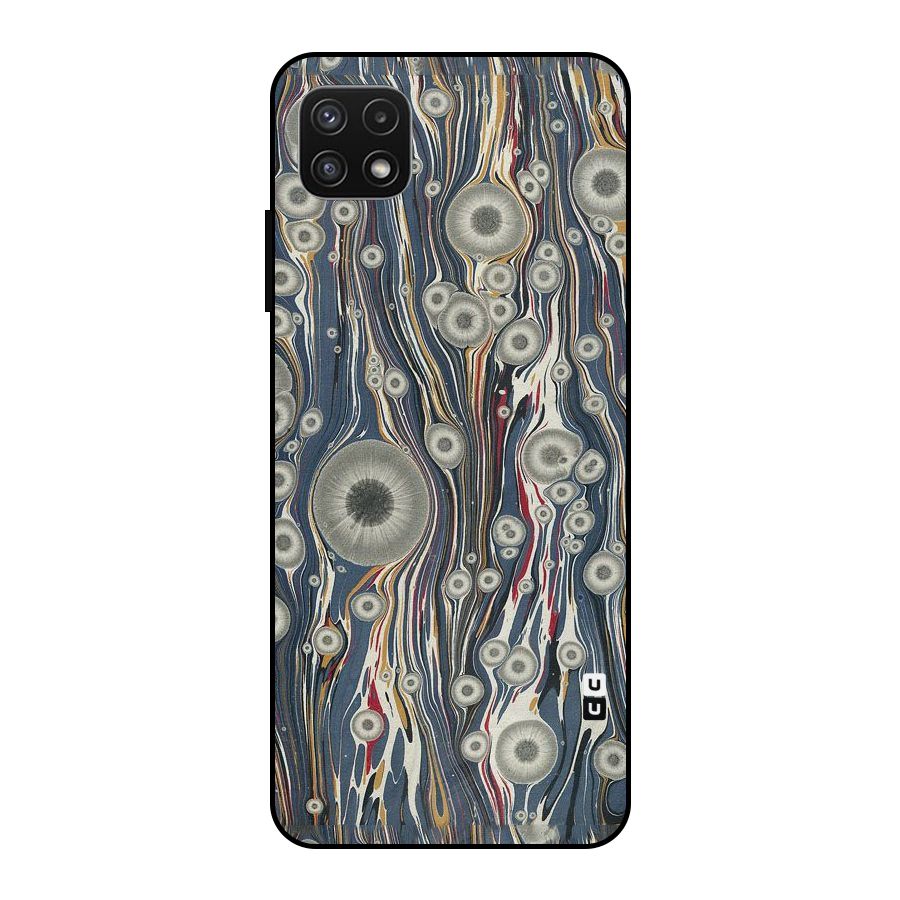 Mini Circles Metal Back Case for Galaxy A22 5G