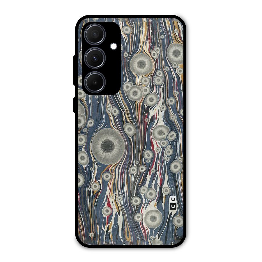 Mini Circles Metal Back Case for Galaxy A35