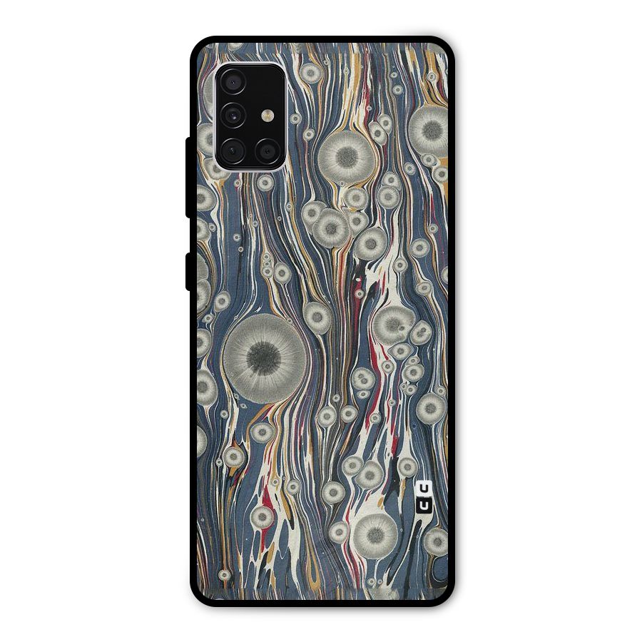 Mini Circles Metal Back Case for Galaxy A51