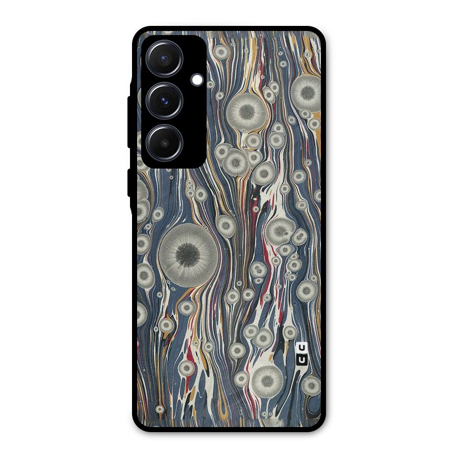 Mini Circles Metal Back Case for Galaxy A55