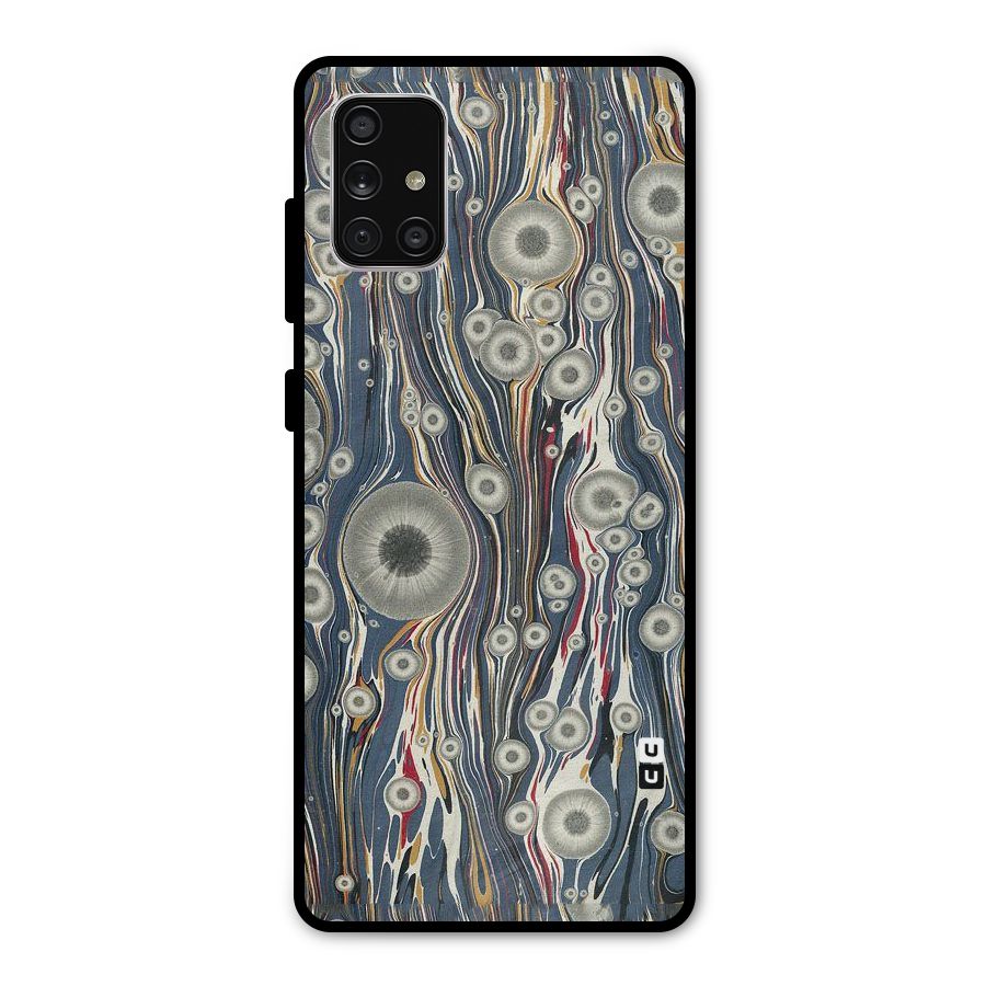Mini Circles Metal Back Case for Galaxy A71