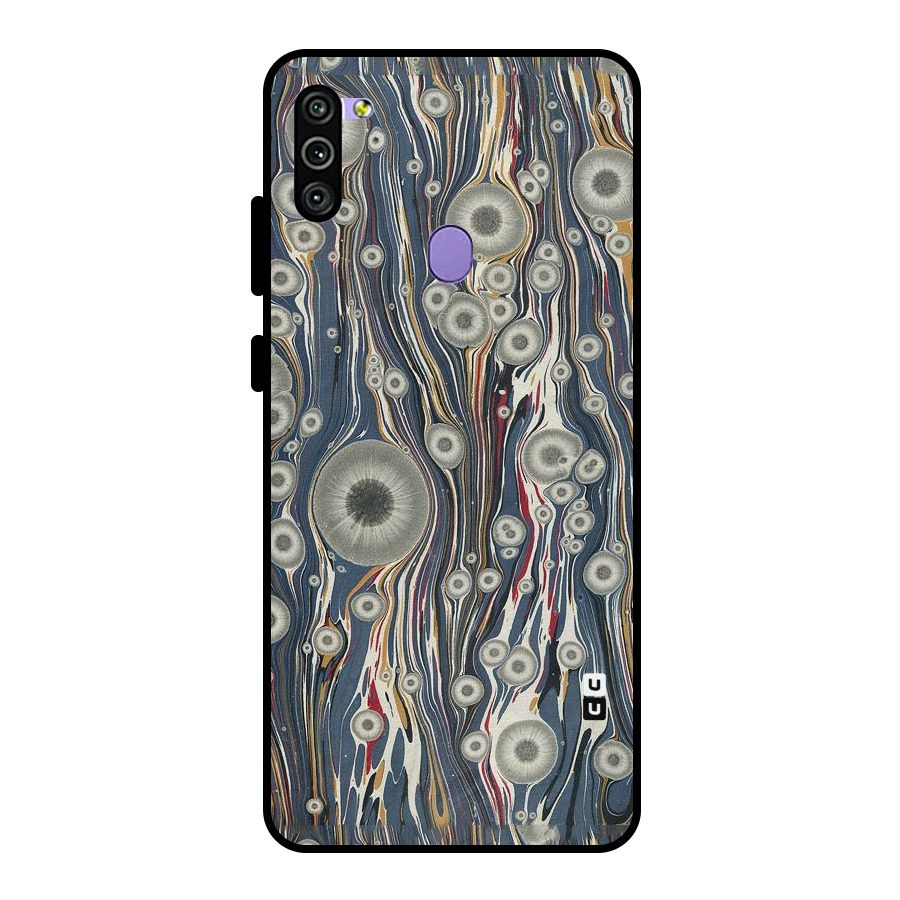 Mini Circles Metal Back Case for Galaxy M11