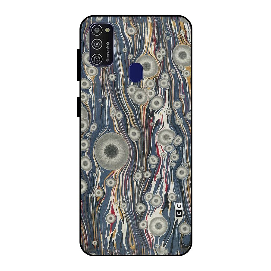 Mini Circles Metal Back Case for Galaxy M21