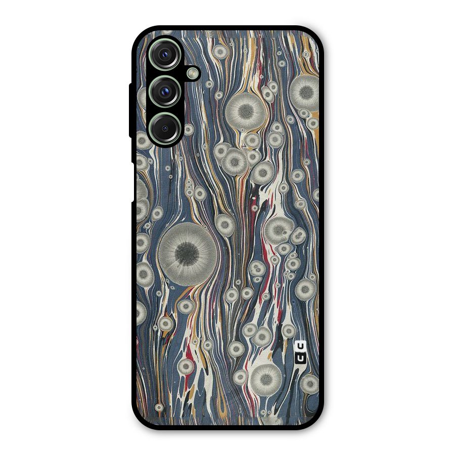 Mini Circles Metal Back Case for Galaxy M34