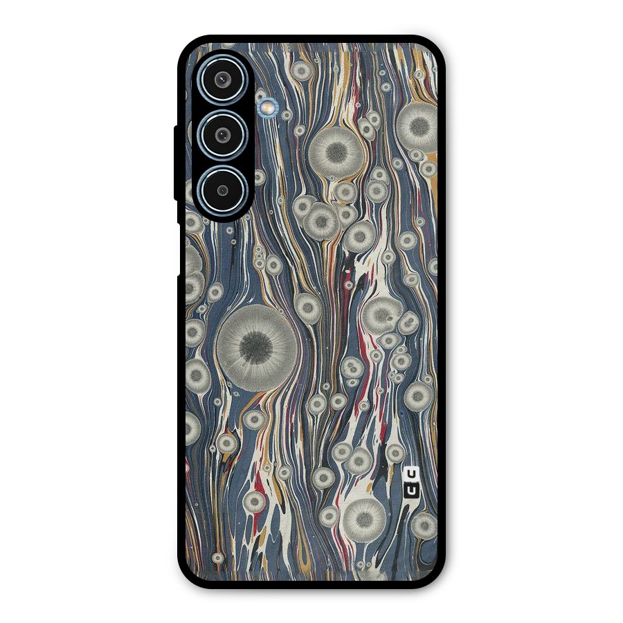 Mini Circles Metal Back Case for Galaxy M35