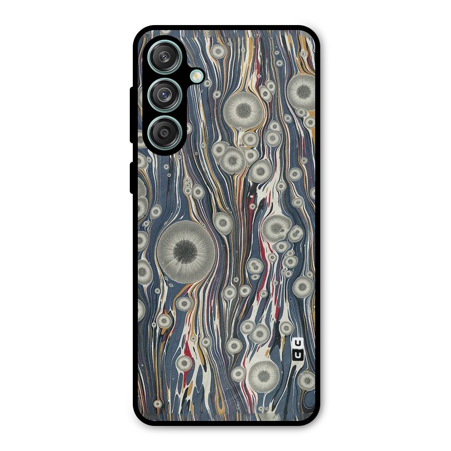 Mini Circles Metal Back Case for Galaxy M55 5G