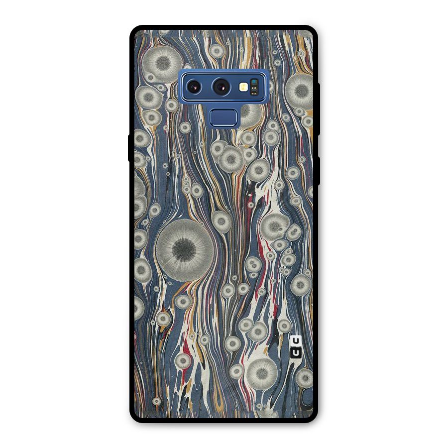 Mini Circles Metal Back Case for Galaxy Note 9