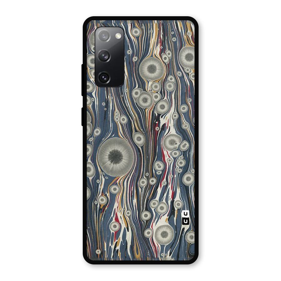 Mini Circles Metal Back Case for Galaxy S20 FE 5G