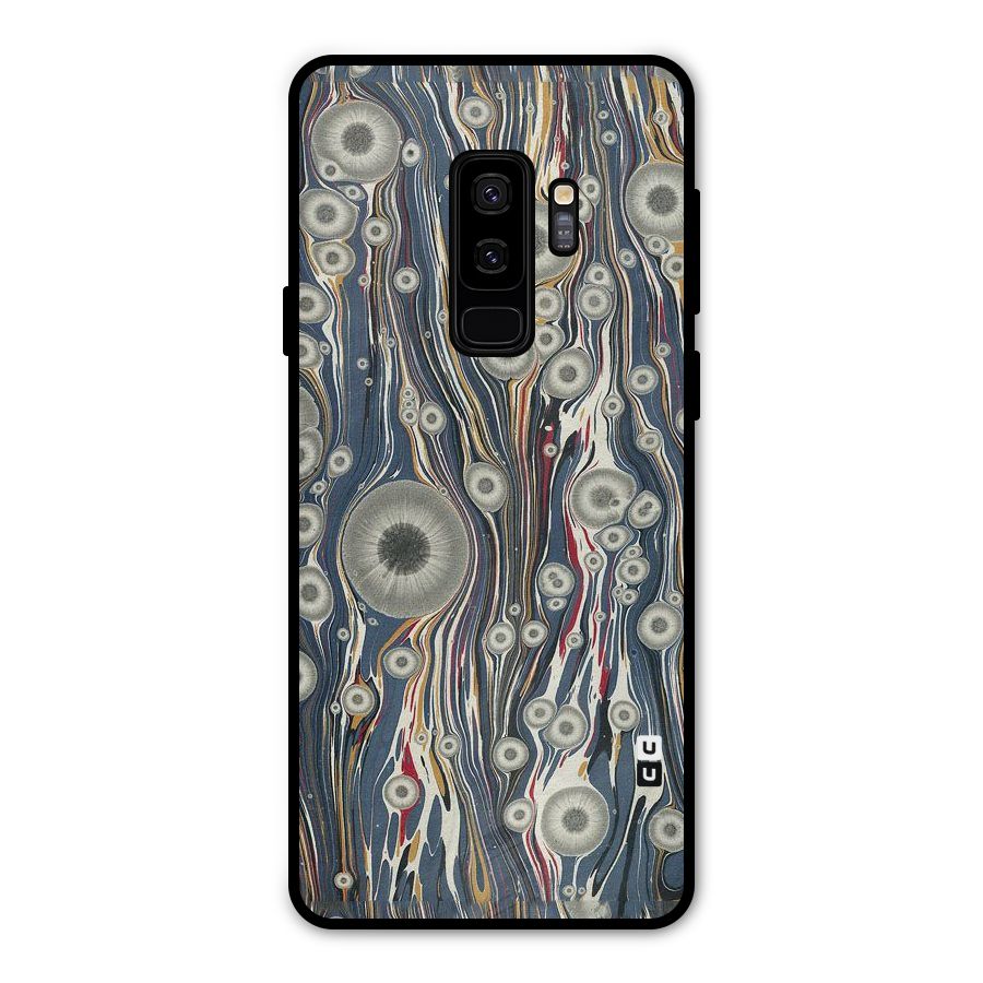 Mini Circles Metal Back Case for Galaxy S9 Plus