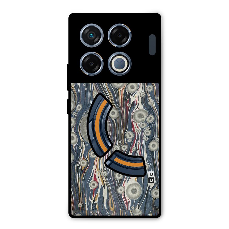 Mini Circles Metal Back Case for Infinix GT 20 Pro