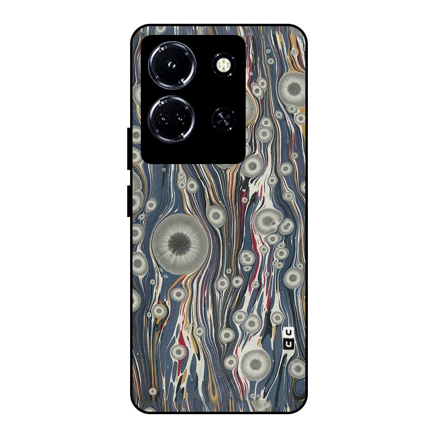 Mini Circles Metal Back Case for Infinix Note 30 5G
