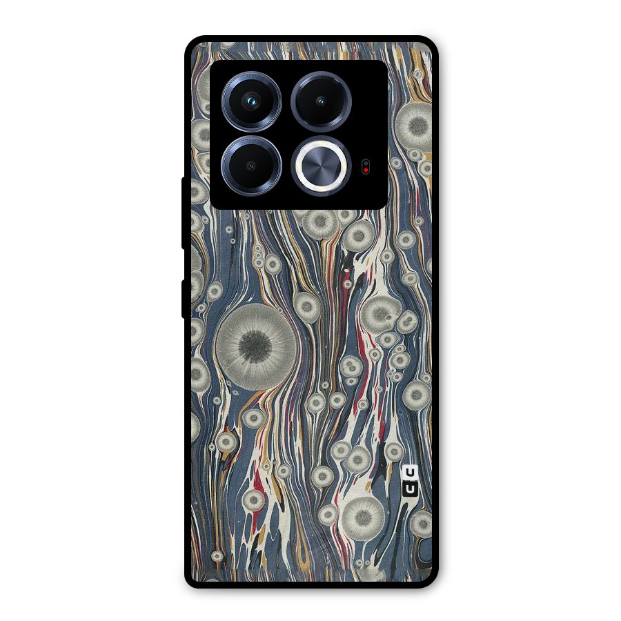 Mini Circles Metal Back Case for Infinix Note 40 5G
