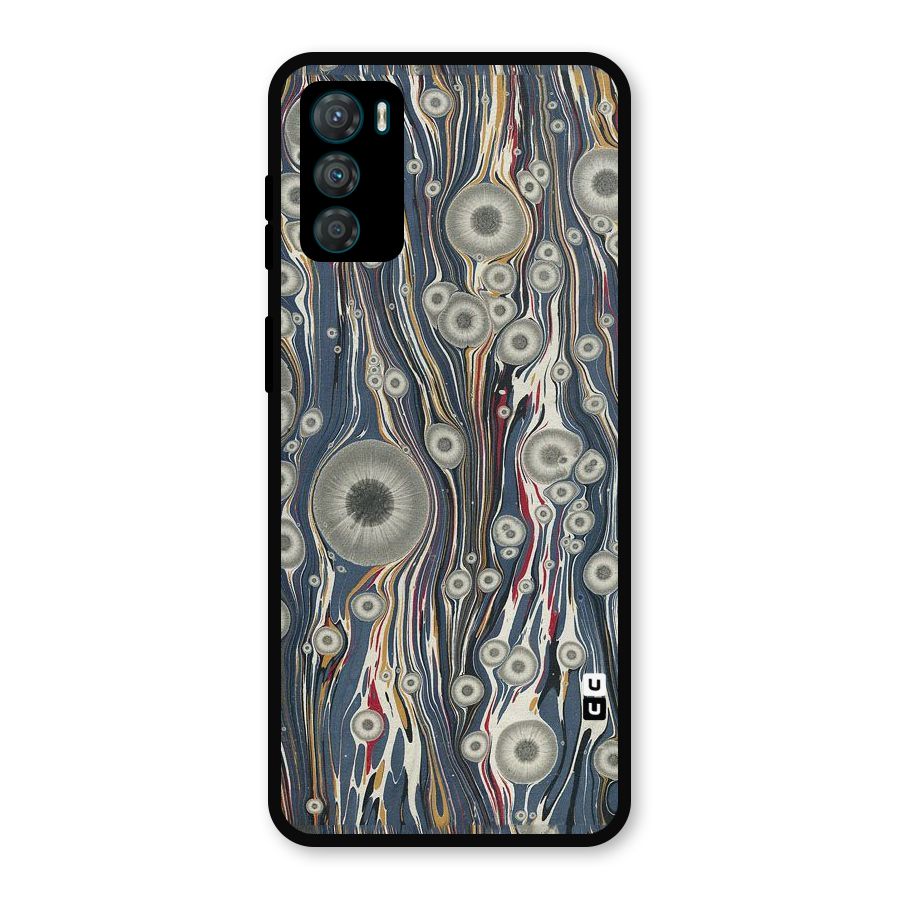 Mini Circles Metal Back Case for Moto G42