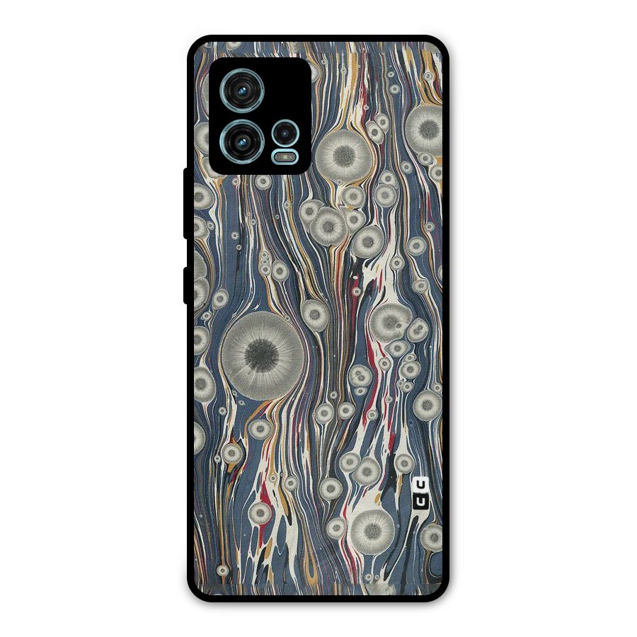 Mini Circles Metal Back Case for Moto G72