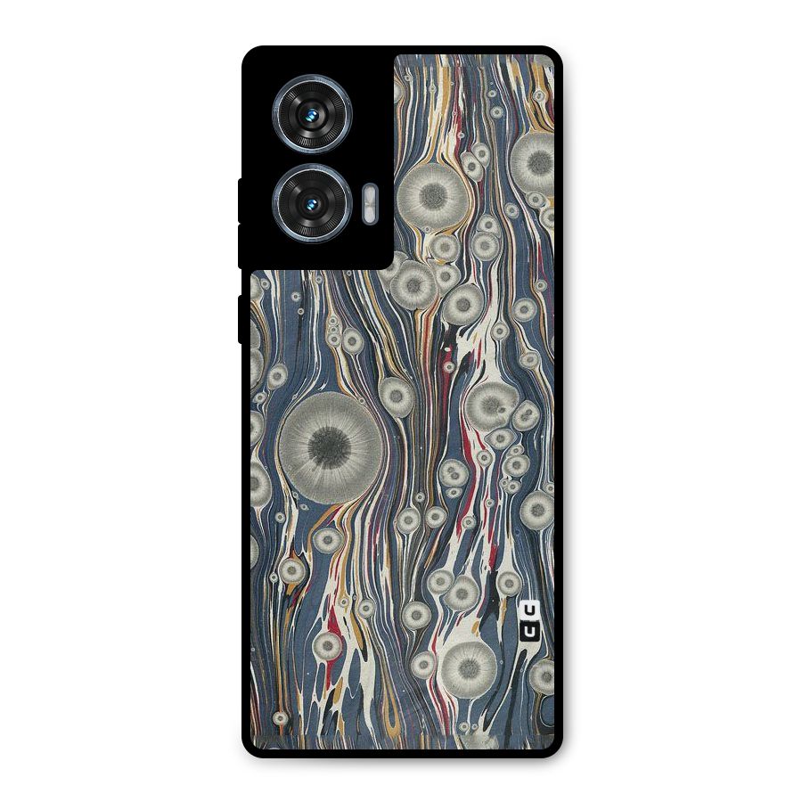 Mini Circles Metal Back Case for Motorola Edge 50 Fusion