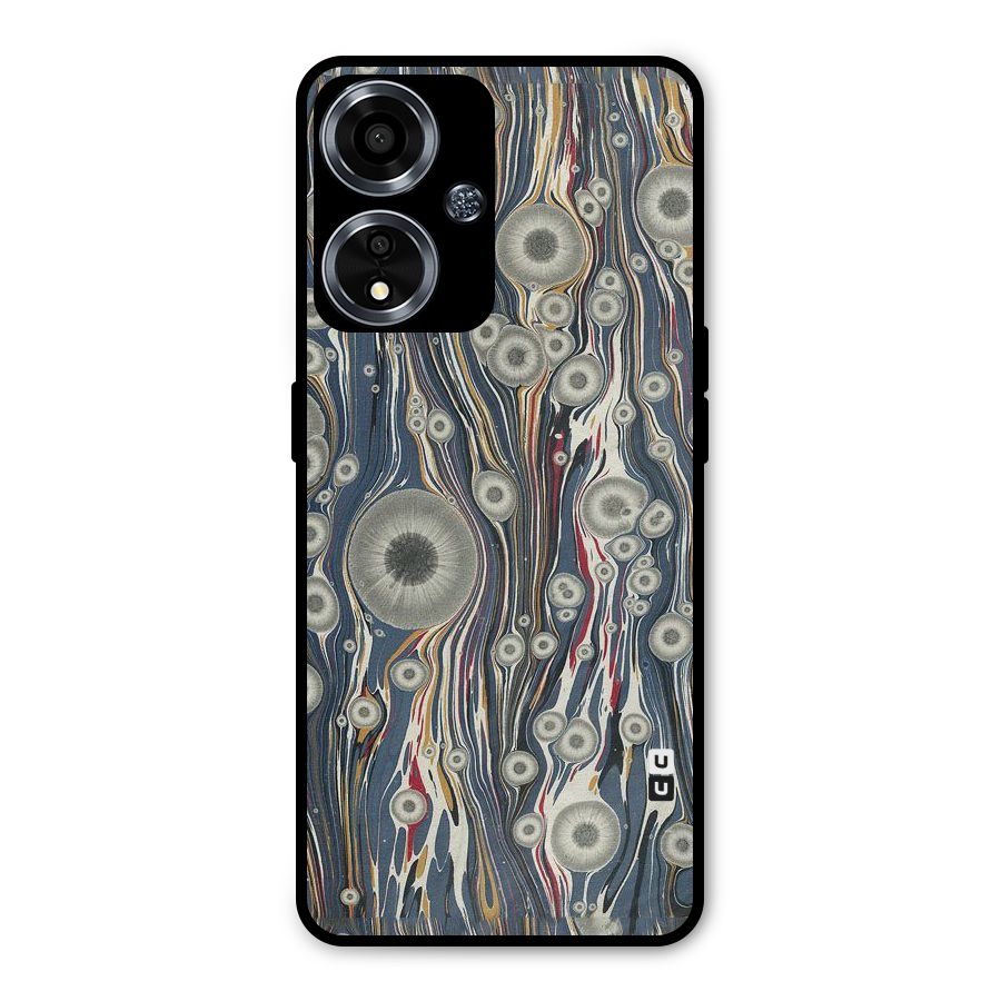 Mini Circles Metal Back Case for Oppo A59