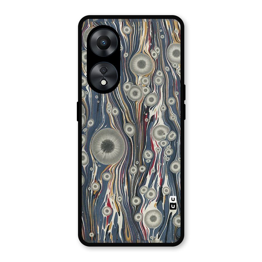 Mini Circles Metal Back Case for Oppo A78