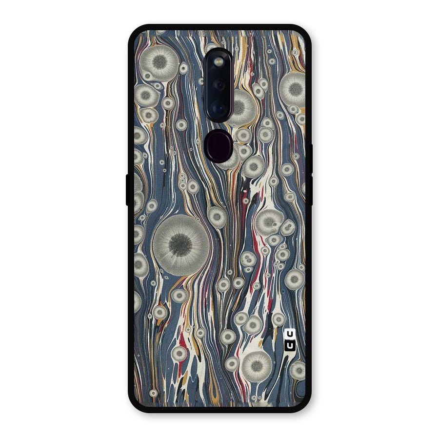 Mini Circles Metal Back Case for Oppo F11 Pro