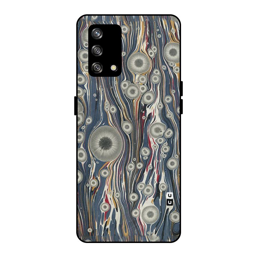 Mini Circles Metal Back Case for Oppo F19