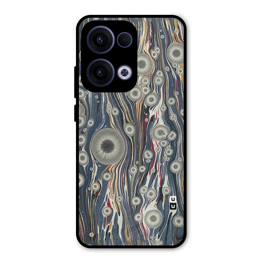 Mini Circles Metal Back Case for Oppo Reno13