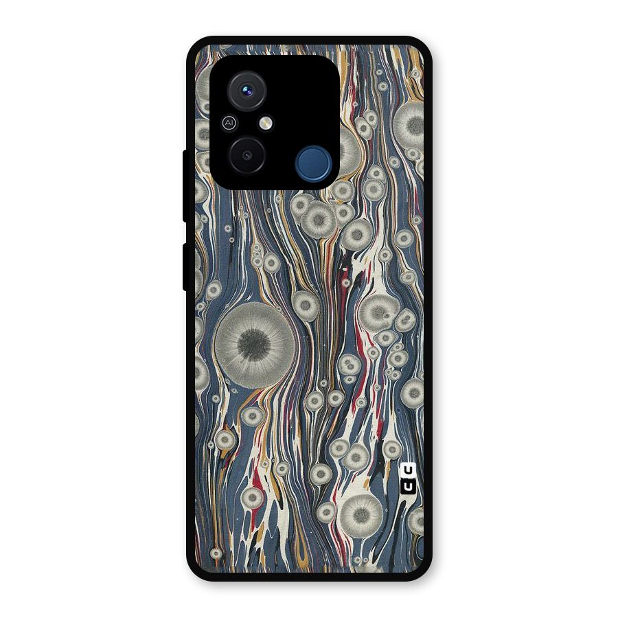 Mini Circles Metal Back Case for Poco C55