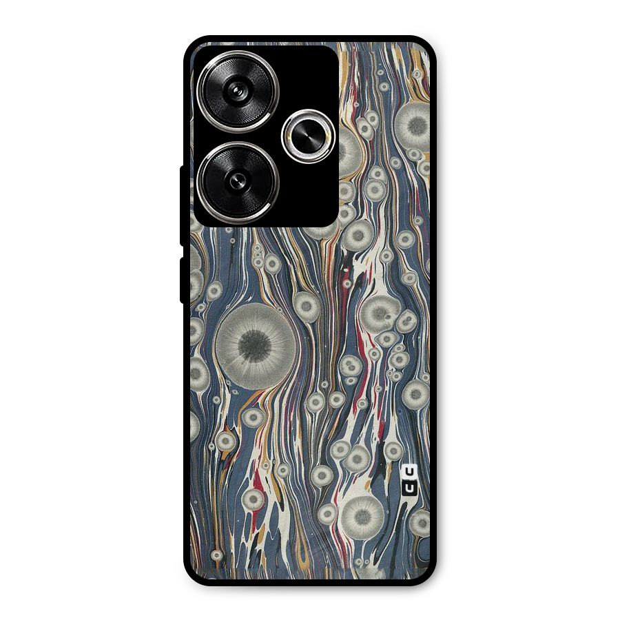 Mini Circles Metal Back Case for Poco F6