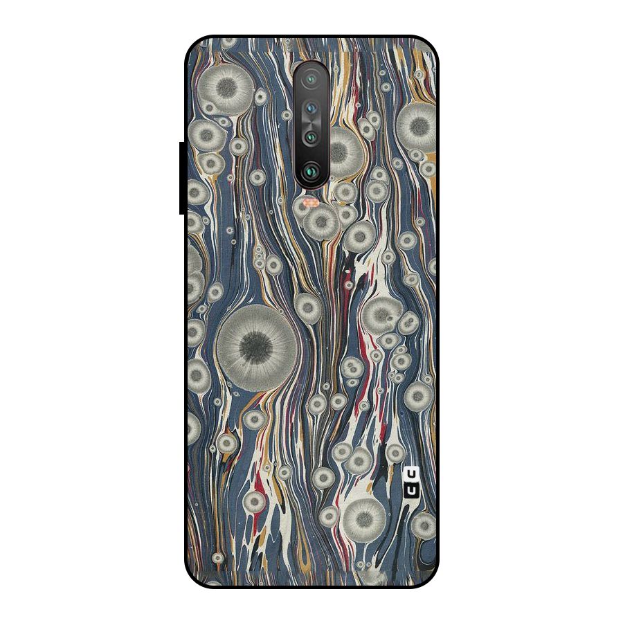 Mini Circles Metal Back Case for Poco X2