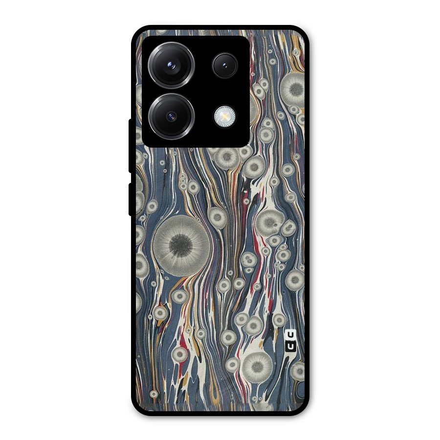 Mini Circles Metal Back Case for Poco X6
