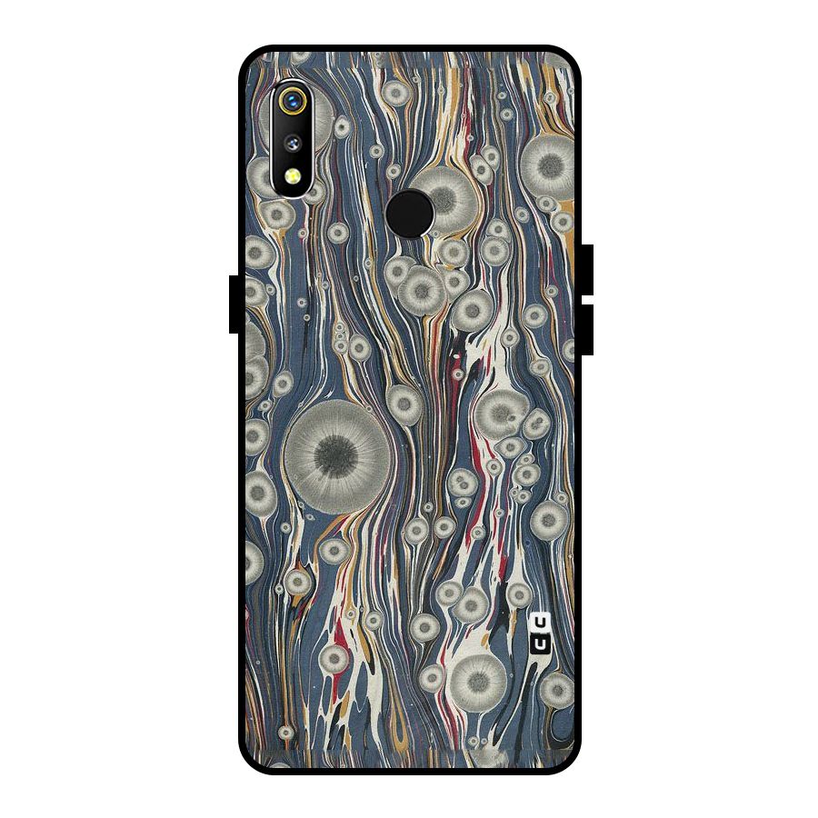 Mini Circles Metal Back Case for Realme 3