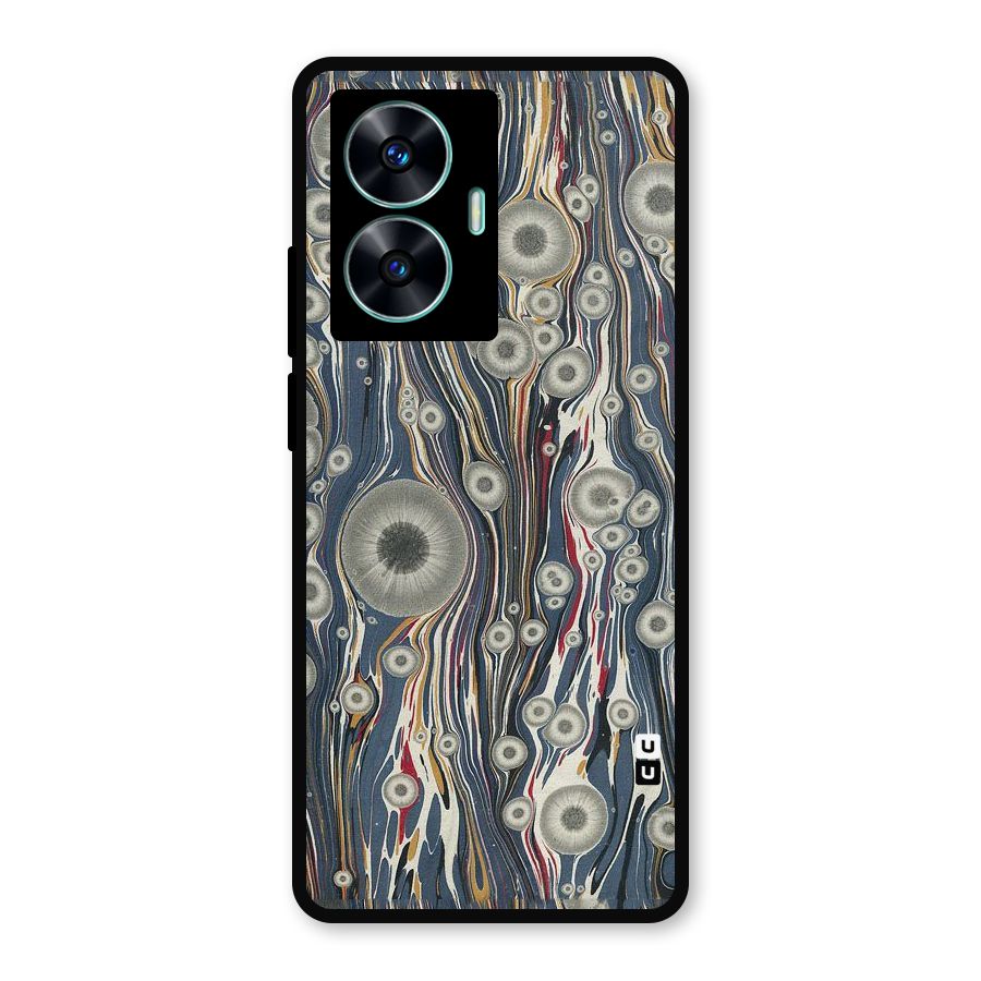 Mini Circles Metal Back Case for Realme C55