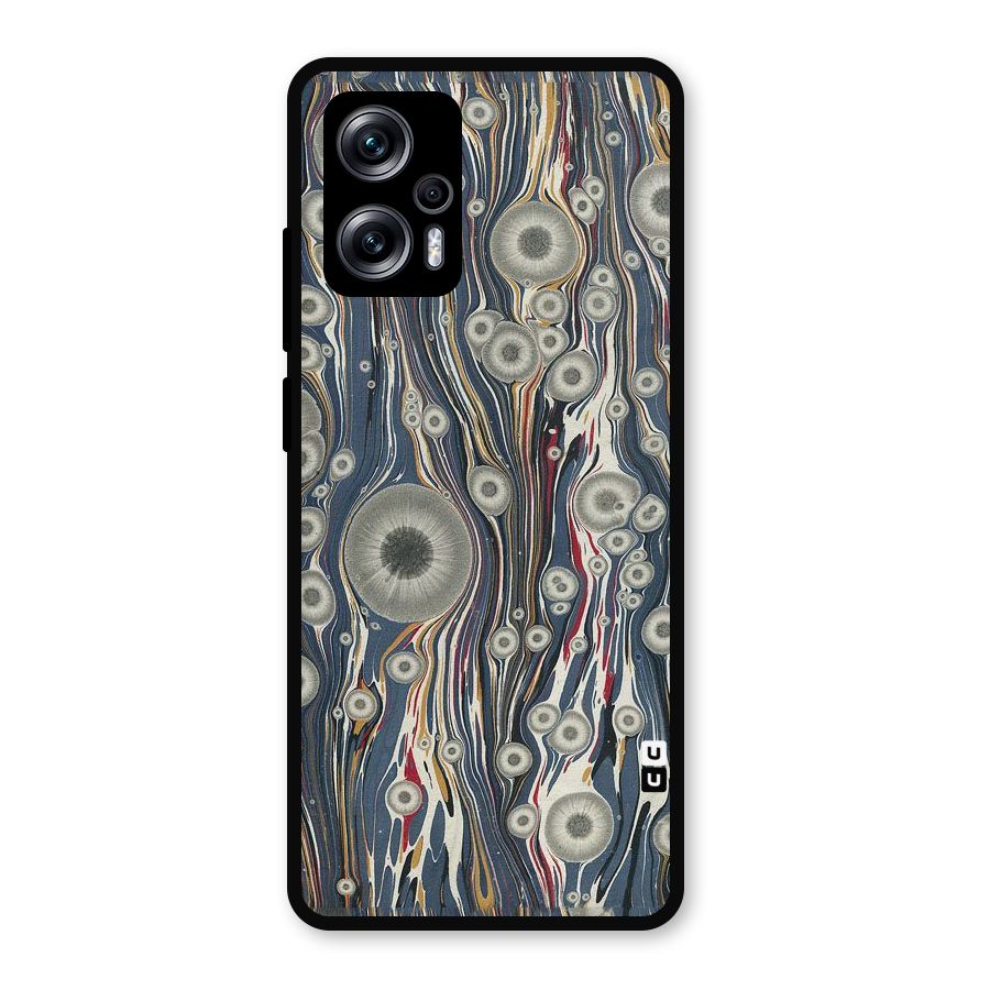 Mini Circles Metal Back Case for Redmi K50i