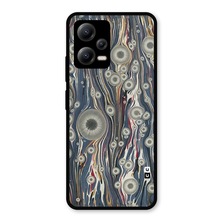 Mini Circles Metal Back Case for Redmi Note 12 5G