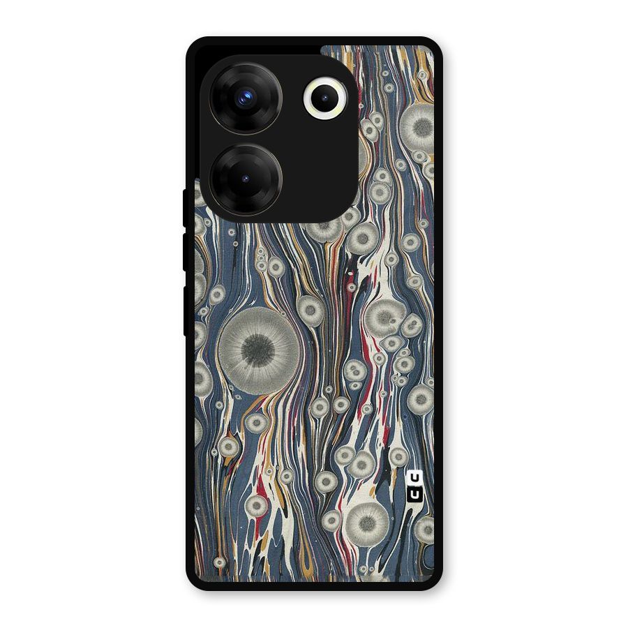 Mini Circles Metal Back Case for Tecno Camon 20 Pro