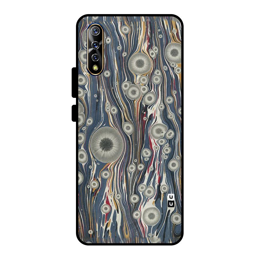 Mini Circles Metal Back Case for Vivo S1