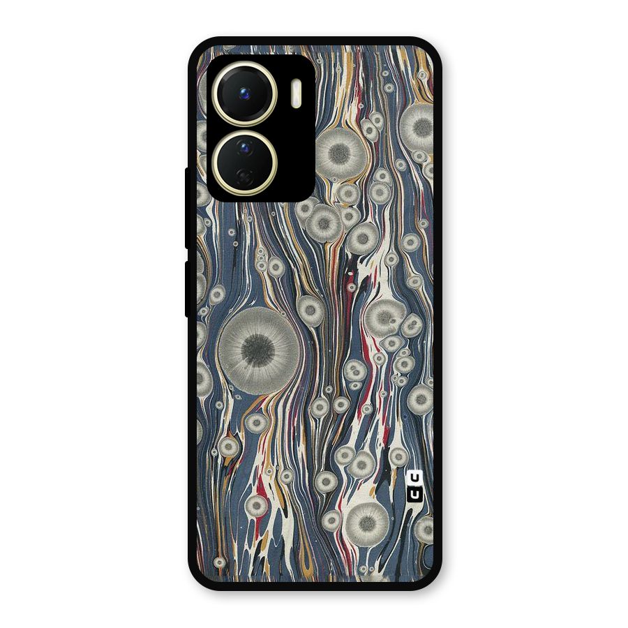 Mini Circles Metal Back Case for Vivo T2x