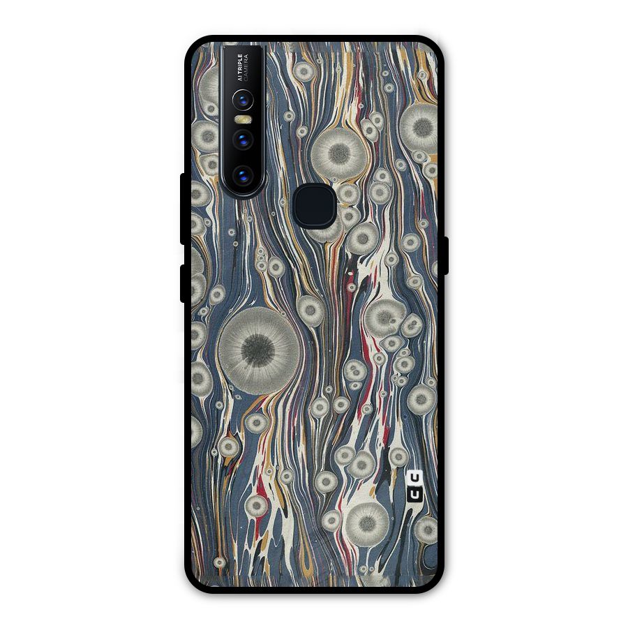 Mini Circles Metal Back Case for Vivo V15