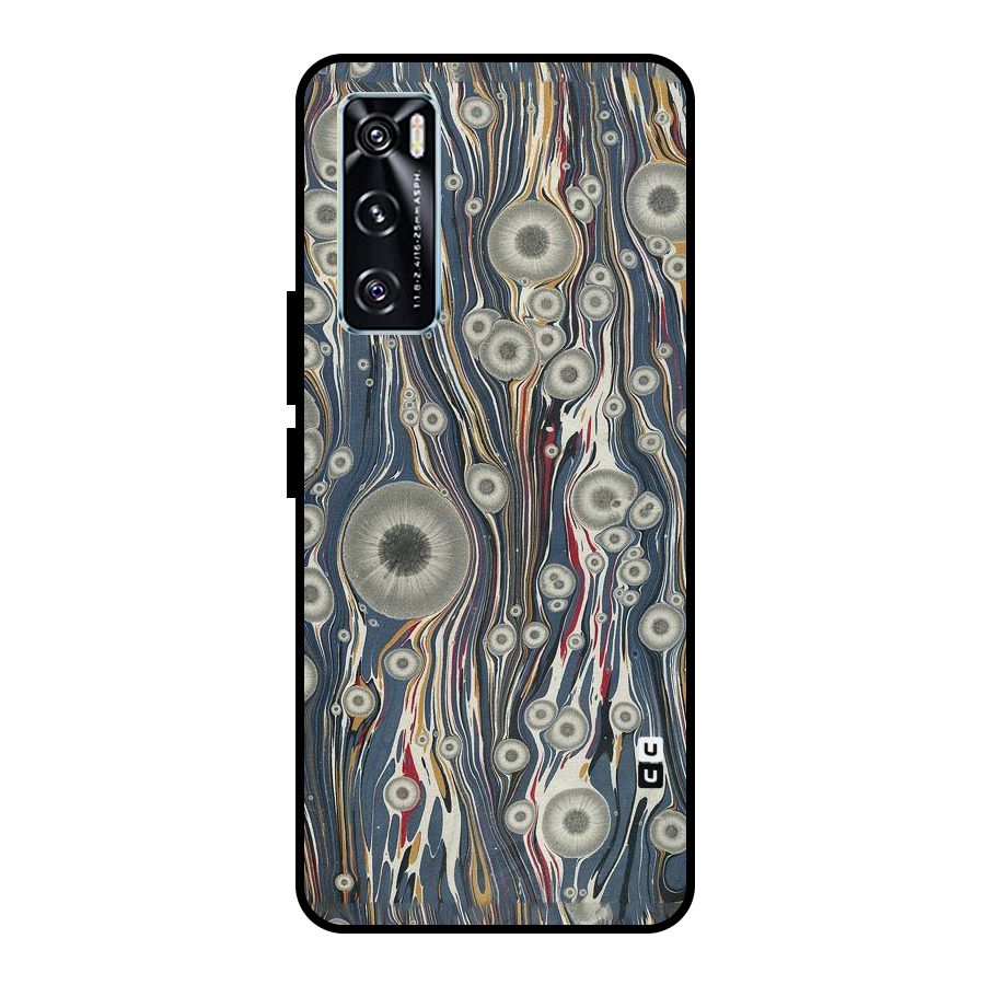 Mini Circles Metal Back Case for Vivo V20 SE