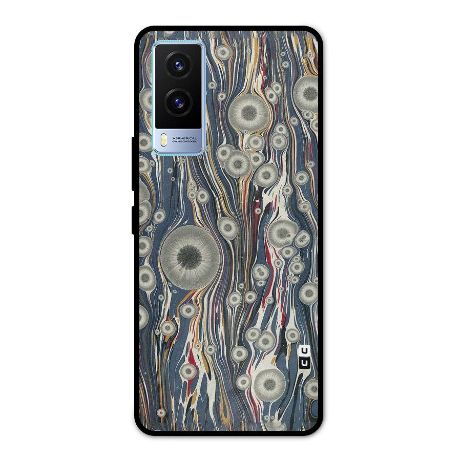 Mini Circles Metal Back Case for Vivo V21e 5G