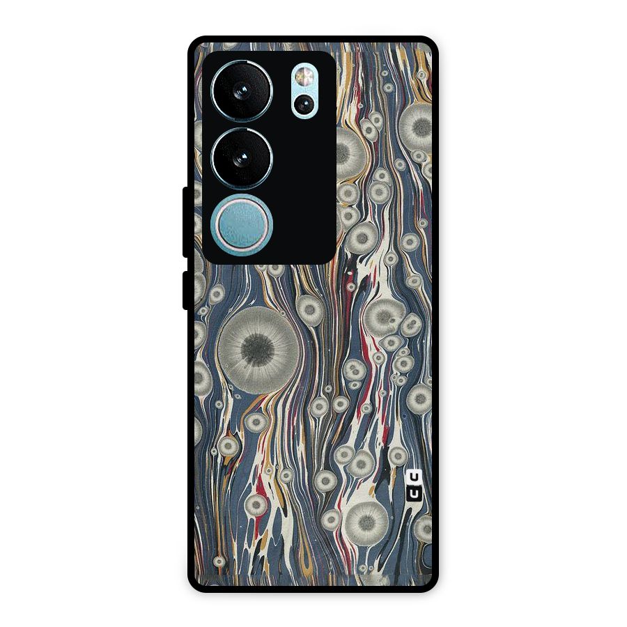 Mini Circles Metal Back Case for Vivo V29