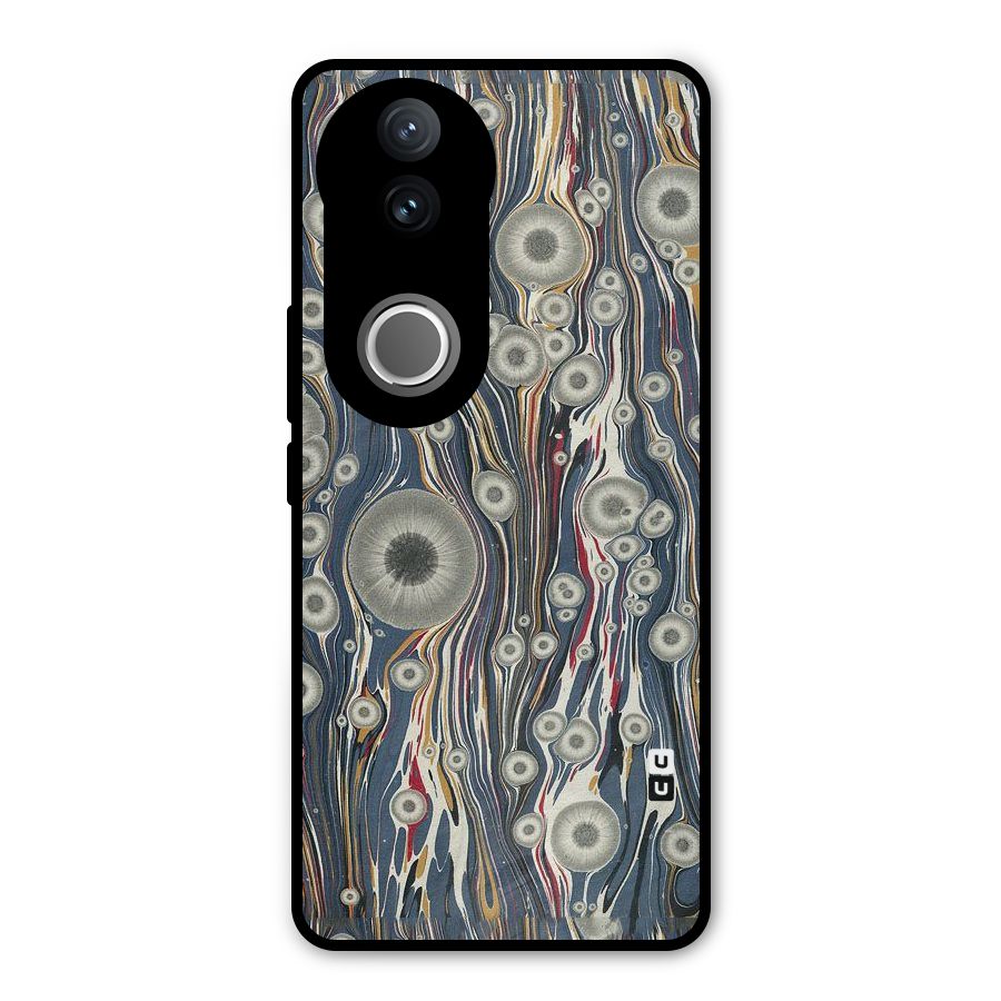 Mini Circles Metal Back Case for Vivo V50