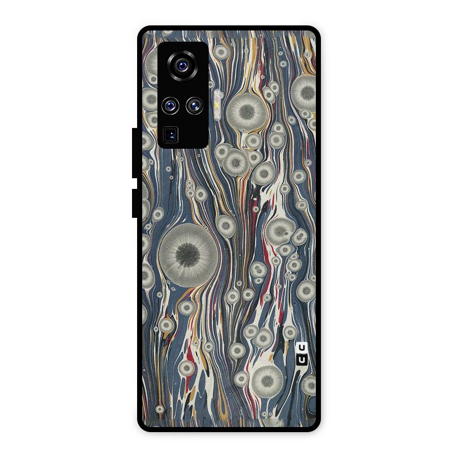 Mini Circles Metal Back Case for Vivo X50 Pro