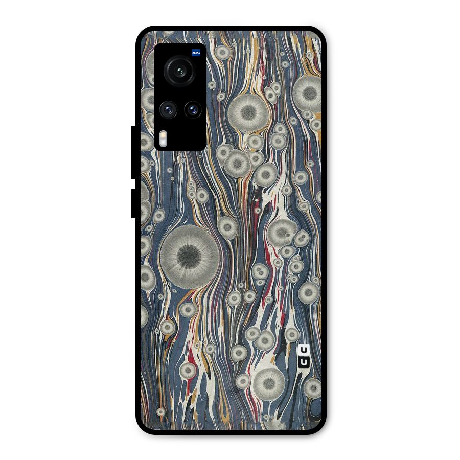 Mini Circles Metal Back Case for Vivo X60